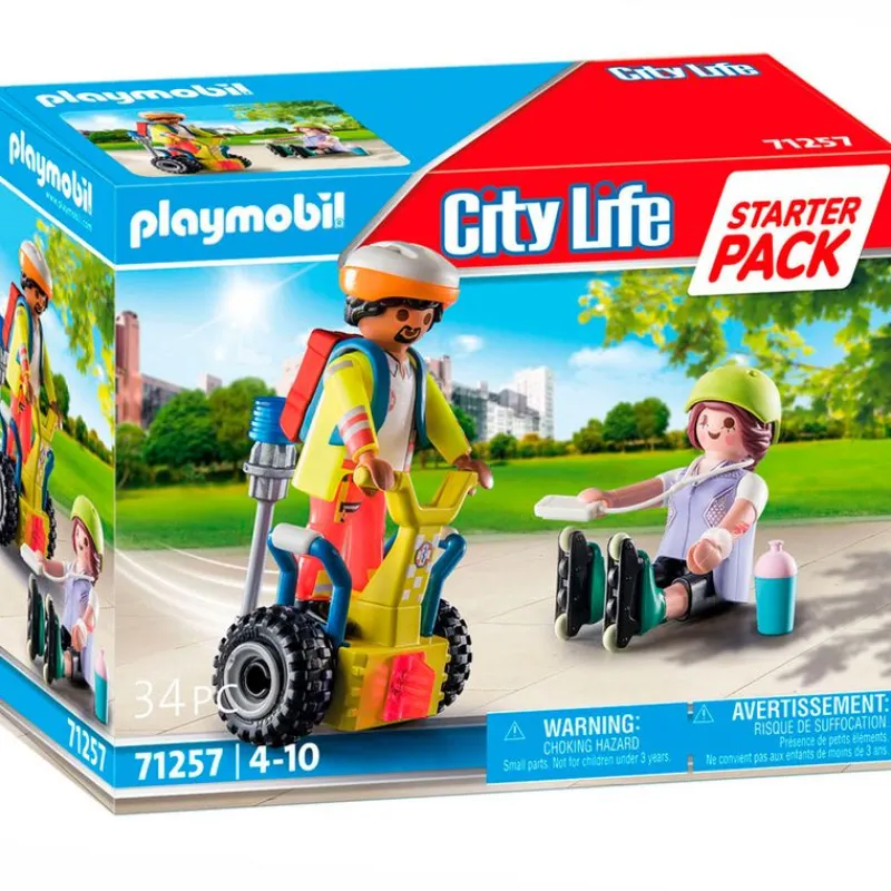 PLAYMOBIL Playmobil-City Life Rescate con Balance Racer