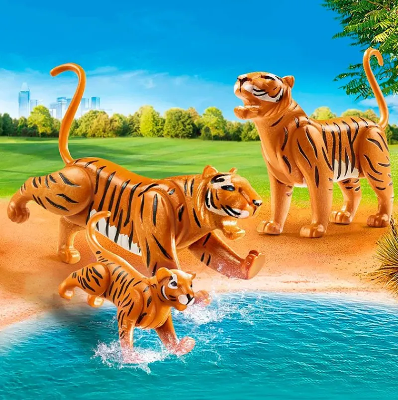 PLAYMOBIL Playmobil-City Life Tigres con Bebé
