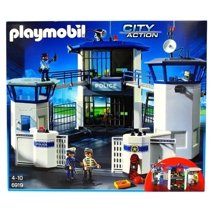 PLAYMOBIL Playmobil-Comisaría de Policía con Prisión