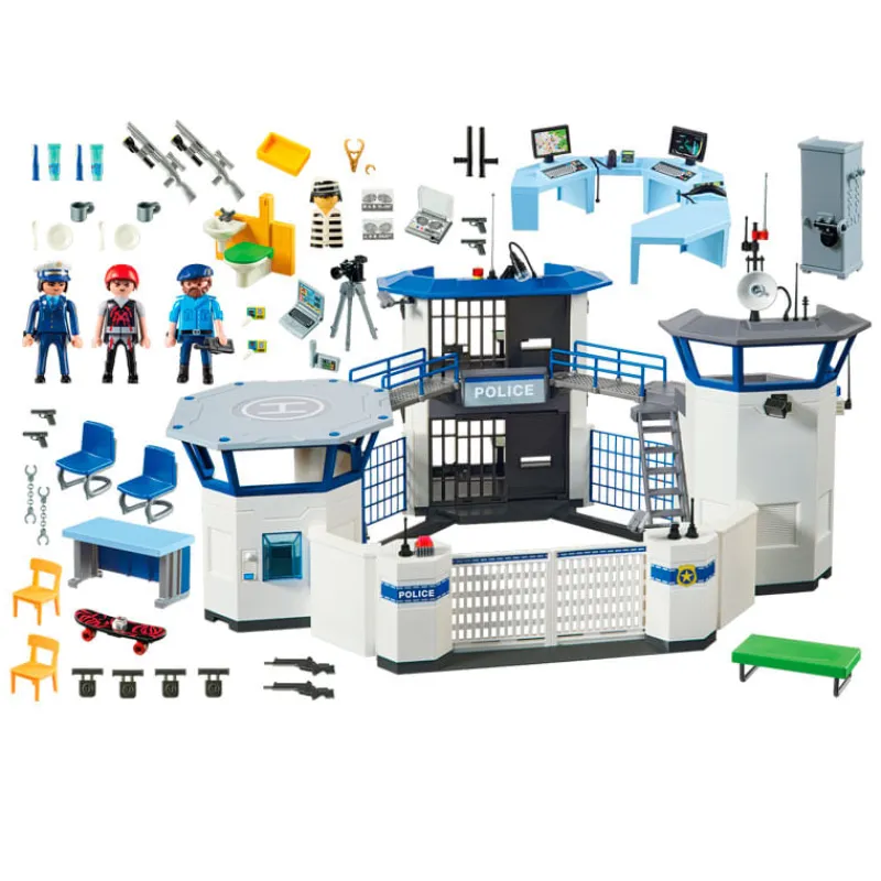 PLAYMOBIL Playmobil-Comisaría de Policía con Prisión
