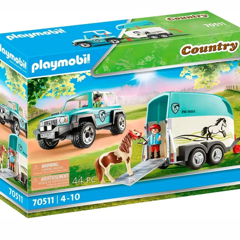 Country Coche con Remolque para Poni*PLAYMOBIL Online