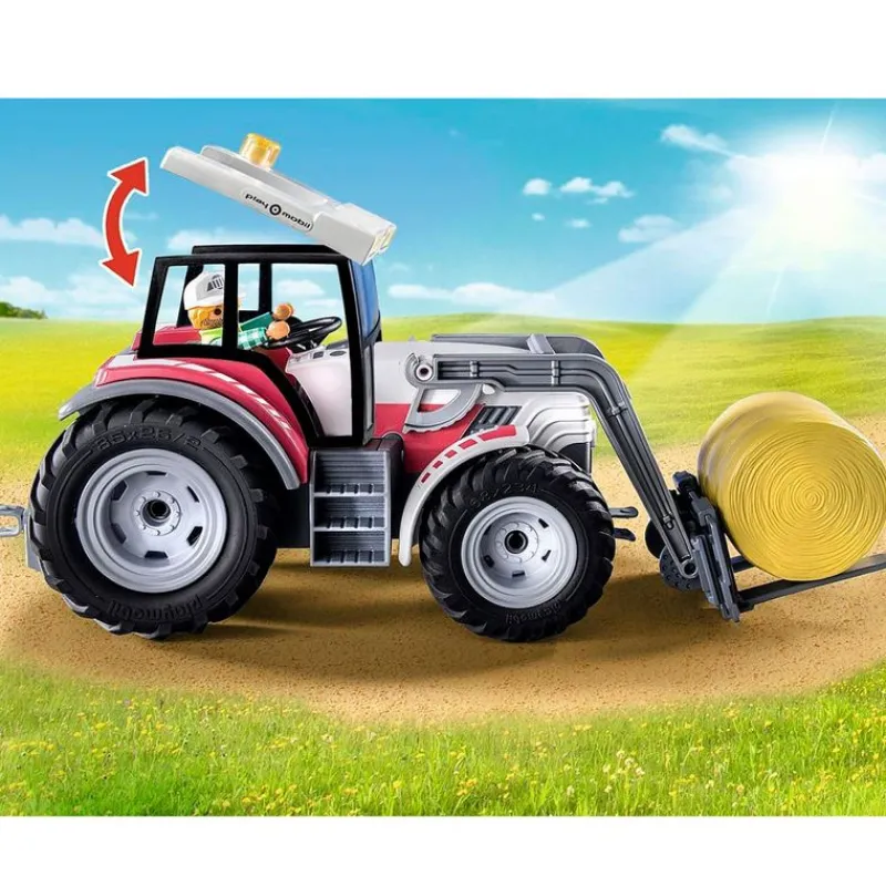 PLAYMOBIL Playmobil-Country Tractor Grande con Accesorios