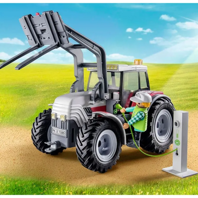 PLAYMOBIL Playmobil-Country Tractor Grande con Accesorios