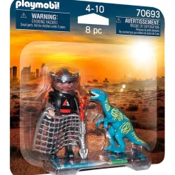 PLAYMOBIL Playmobil-Dino Rise Pack Velociraptor y Saqueador