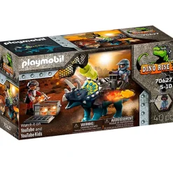 PLAYMOBIL Playmobil-Dino Rise Triceratops: Disturbios