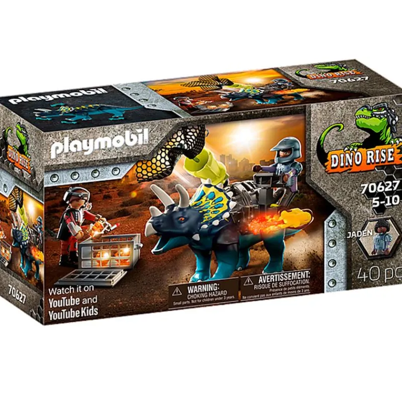 PLAYMOBIL Playmobil-Dino Rise Triceratops: Disturbios