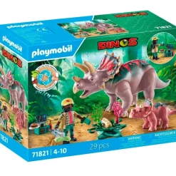 Dinos Familia de Triceratops*PLAYMOBIL Clearance
