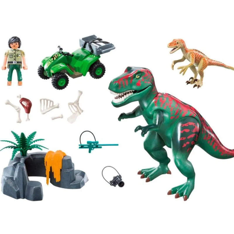 PLAYMOBIL Playmobil-Dinos T-Rex con Explorador