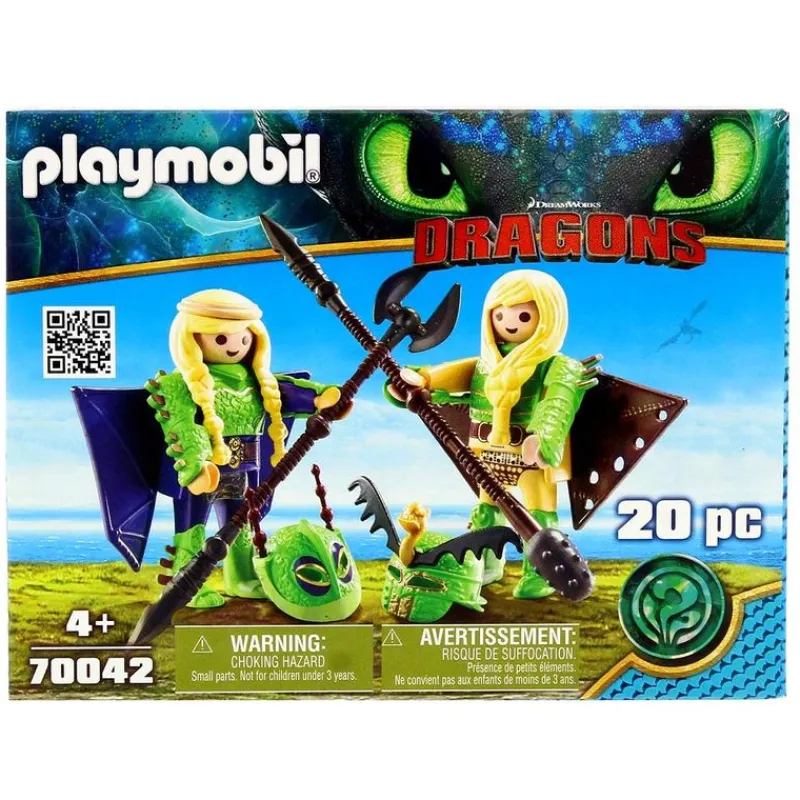 Dragons Chusco, Brusca y traje volador*PLAYMOBIL New