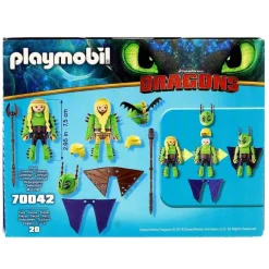 Dragons Chusco, Brusca y traje volador*PLAYMOBIL New