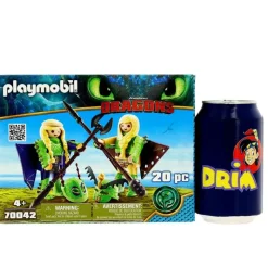 Dragons Chusco, Brusca y traje volador*PLAYMOBIL New