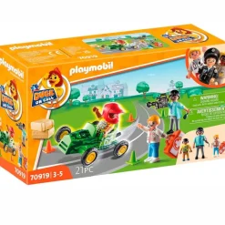 PLAYMOBIL Playmobil-Duck on Call Ayuda Piloto Carreras!