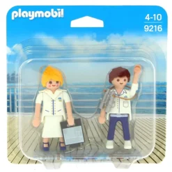 PLAYMOBIL Playmobil-Duo Pack Azafata y Capitán de Crucero