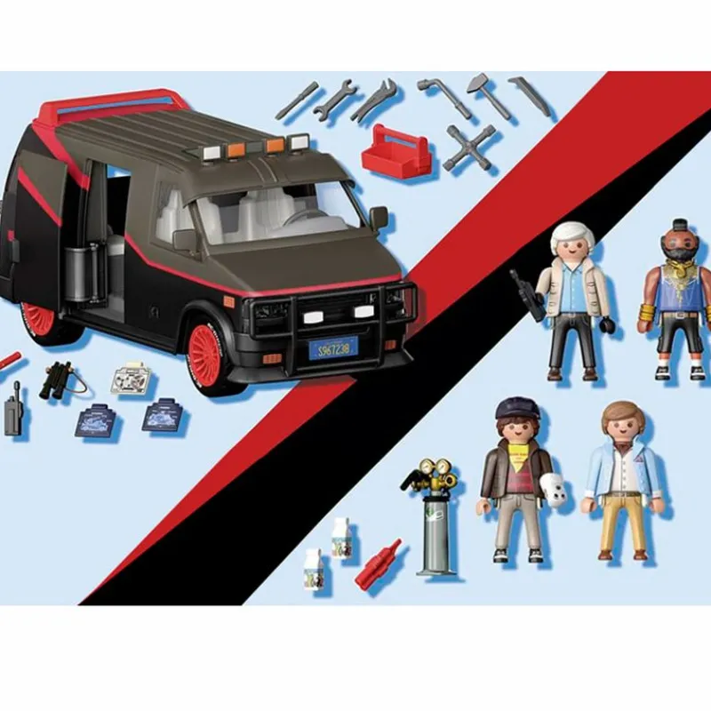 PLAYMOBIL Playmobil|Playmobil-Equipo A Furgón