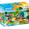 PLAYMOBIL Playmobil-Family Fun Camping con Hoguera
