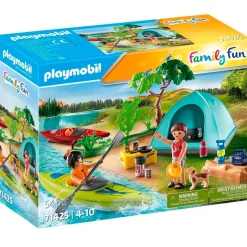 PLAYMOBIL Playmobil-Family Fun Camping con Hoguera
