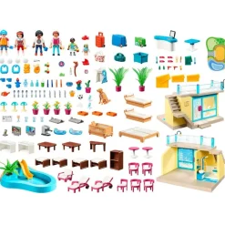 PLAYMOBIL Playmobil-Family Fun PLAYMO Beach Hotel