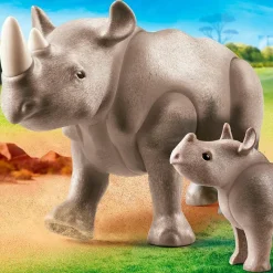 Family Fun Rinoceronte con Bebé*PLAYMOBIL Sale