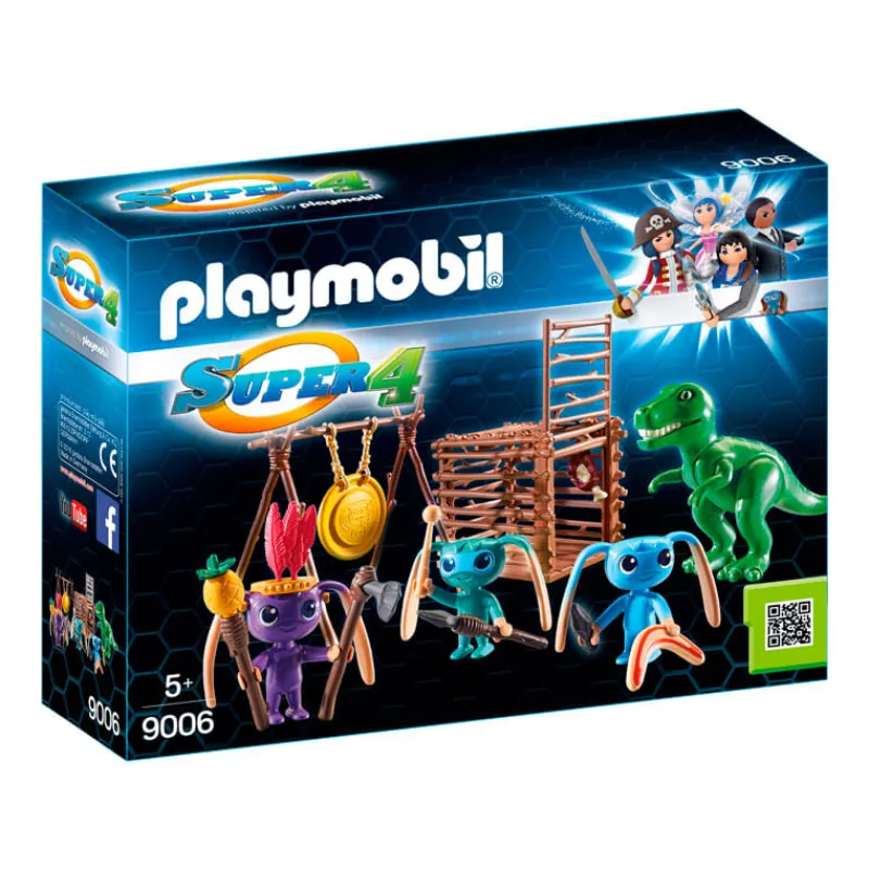 Guerrero Alien con Trampa T-Rex*PLAYMOBIL Sale