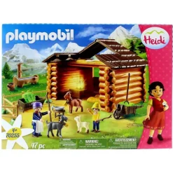 PLAYMOBIL Playmobil-Heidi Establo de Cabras de Pedro
