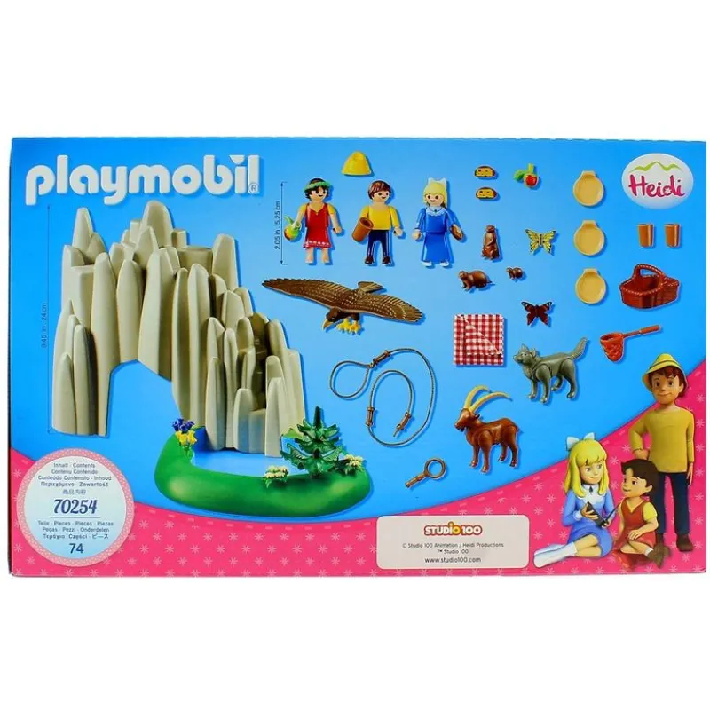 PLAYMOBIL Playmobil-Heidi Lago con Heidi, Pedro y Clara