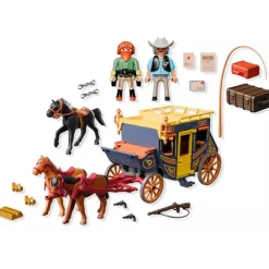 PLAYMOBIL Playmobil-History Diligencia del Salvaje Oeste