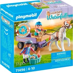 PLAYMOBIL Playmobil-Horses of Waterfall Carruaje Poni