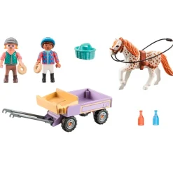 PLAYMOBIL Playmobil-Horses of Waterfall Carruaje Poni