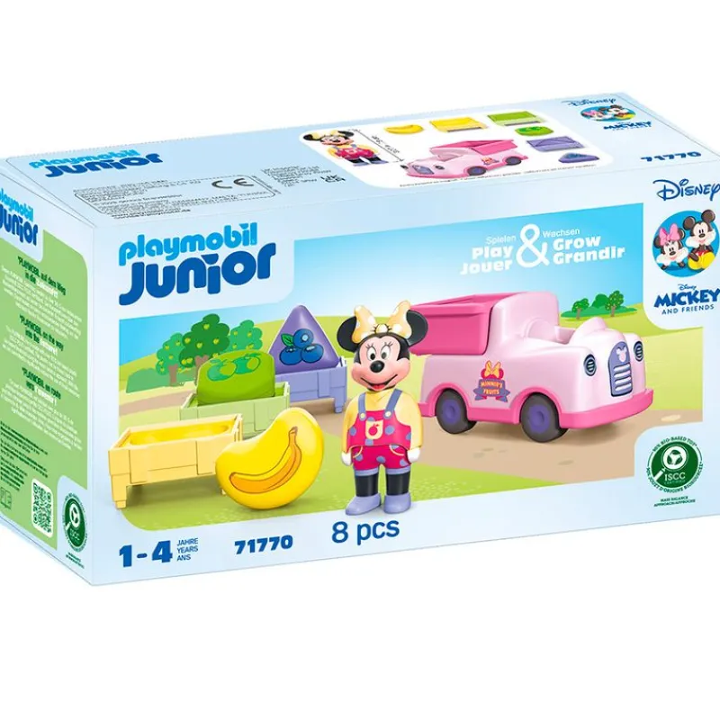 PLAYMOBIL Playmobil-Junior Camión de la Fruta de Minnie Mouse