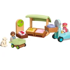 PLAYMOBIL Playmobil-Junior Puesto Ecológico y Carretilla