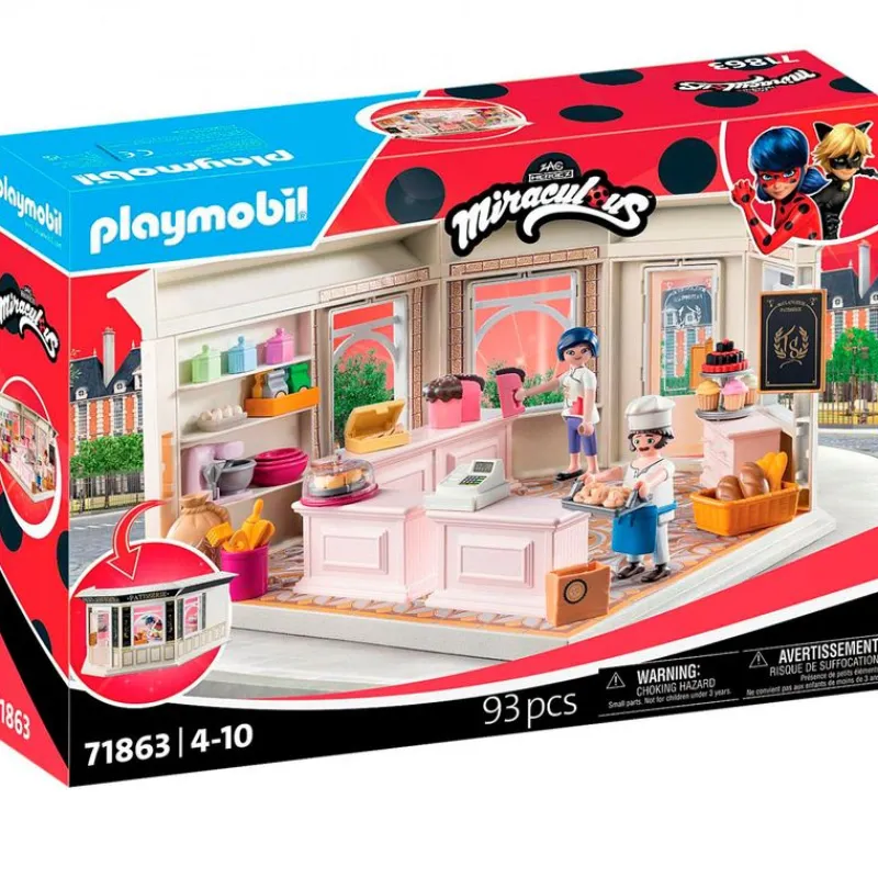 PLAYMOBIL Playmobil-Ladybug Miraculous: Pastelería Francesa