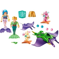 PLAYMOBIL Playmobil-Magic Recolectores de Perlas con Manta