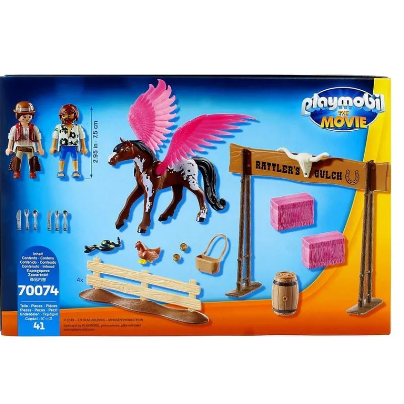 PLAYMOBIL Playmobil-Movie Marla, Del y Caballo con Alas