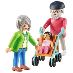 PLAYMOBIL Playmobil-My Life Abuelos y Bebé