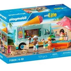 PLAYMOBIL Playmobil-My Life Camión Helados con Tienda Surf