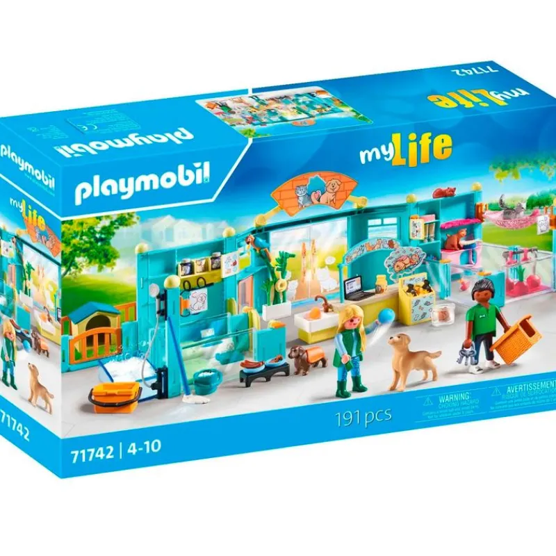 PLAYMOBIL Playmobil-My Life Hotel para Animales