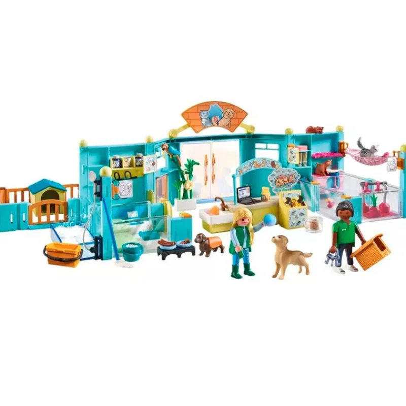 PLAYMOBIL Playmobil-My Life Hotel para Animales