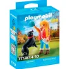 PLAYMOBIL Playmobil-My Life Mujer con Perro de Montaña