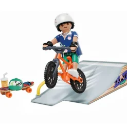 PLAYMOBIL Playmobil-My Life Skateboard con Rampa