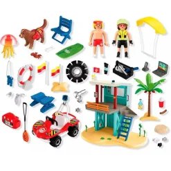 My Life Torre Vigilancia con Coche Playa*PLAYMOBIL Outlet