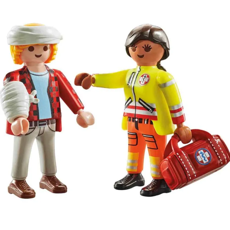 PLAYMOBIL Playmobil-Pack Duo Paramédico con Paciente