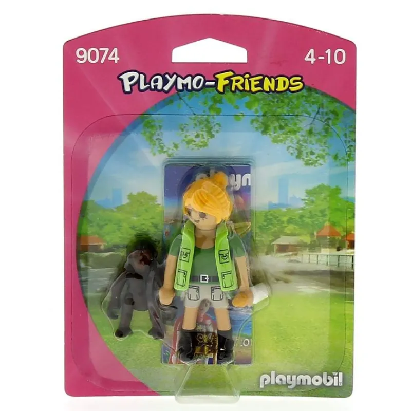 PLAYMOBIL Playmobil-Playmo-Friends Cuidadora con Bebé Gorila