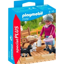 PLAYMOBIL Playmobil-Special Plus Abuela con Gatitos