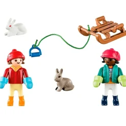 PLAYMOBIL Playmobil-Special Plus Niños con Trineo