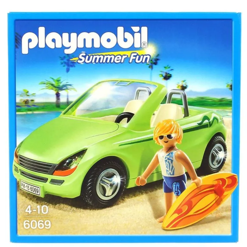 PLAYMOBIL Playmobil-Surfista con Descapotable