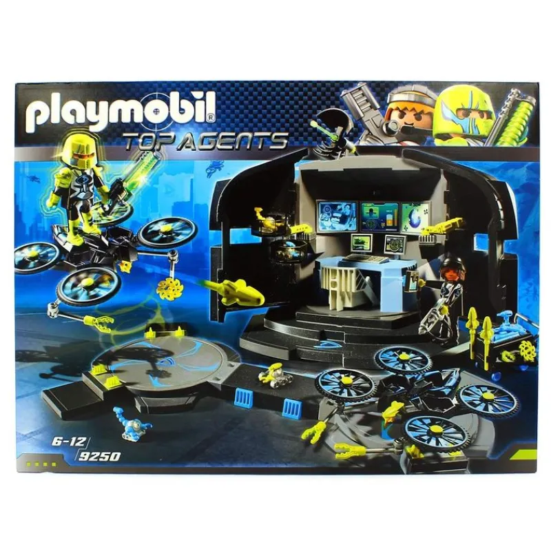 PLAYMOBIL Playmobil-Top Agents Centro de Mando del Dr. Drone