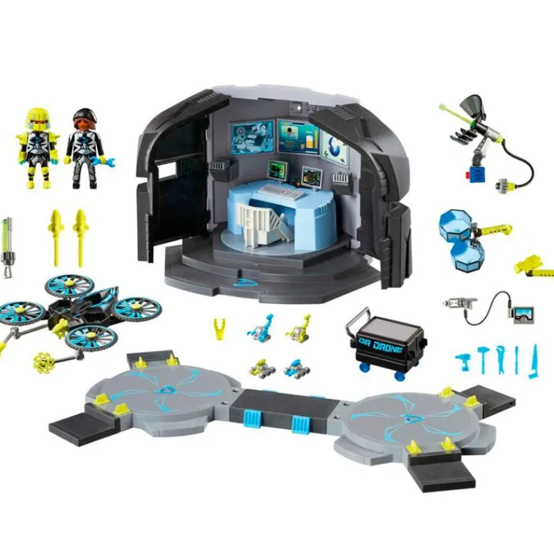 PLAYMOBIL Playmobil-Top Agents Centro de Mando del Dr. Drone