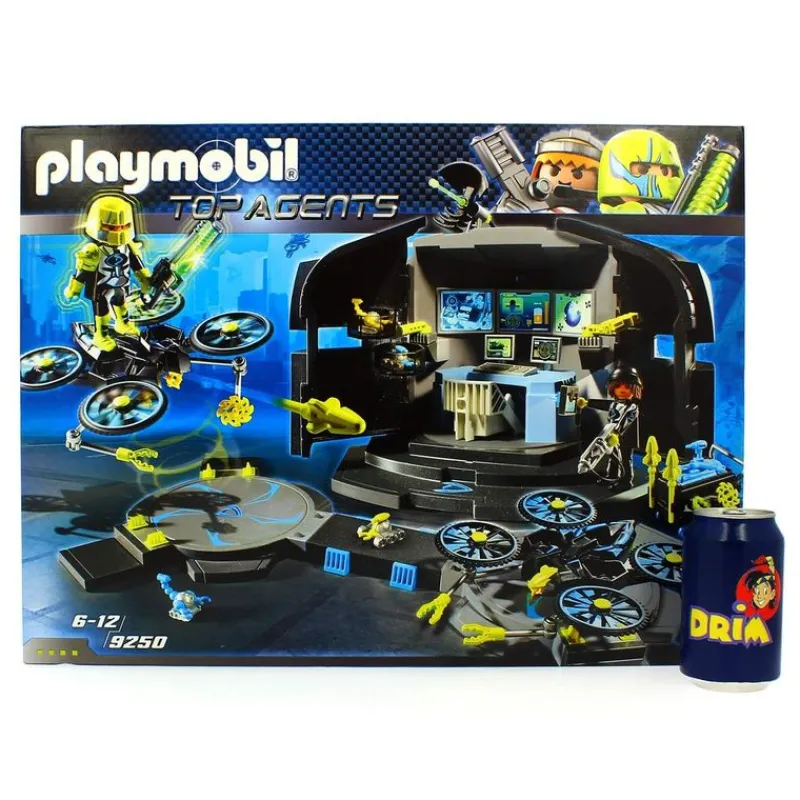 PLAYMOBIL Playmobil-Top Agents Centro de Mando del Dr. Drone