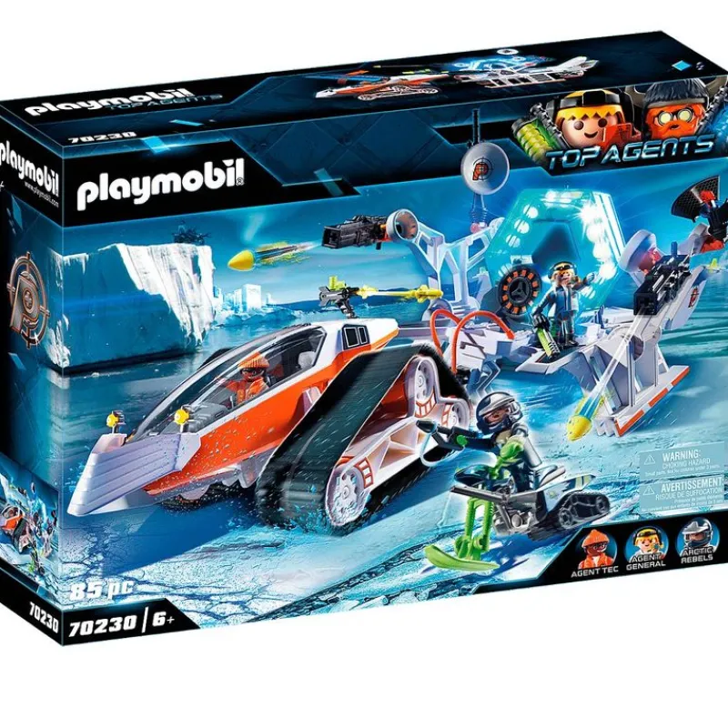 PLAYMOBIL Playmobil-Top Agents Spy Team Comando de Nieve