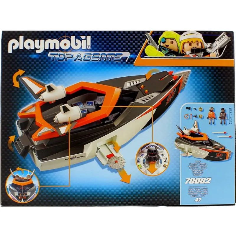 Top Agents SPY TEAM Turbonave*PLAYMOBIL Clearance